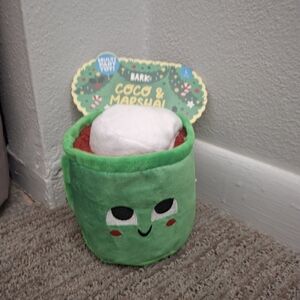 NWT Barkbox Plush Dog Toy "Coco & Marshal"